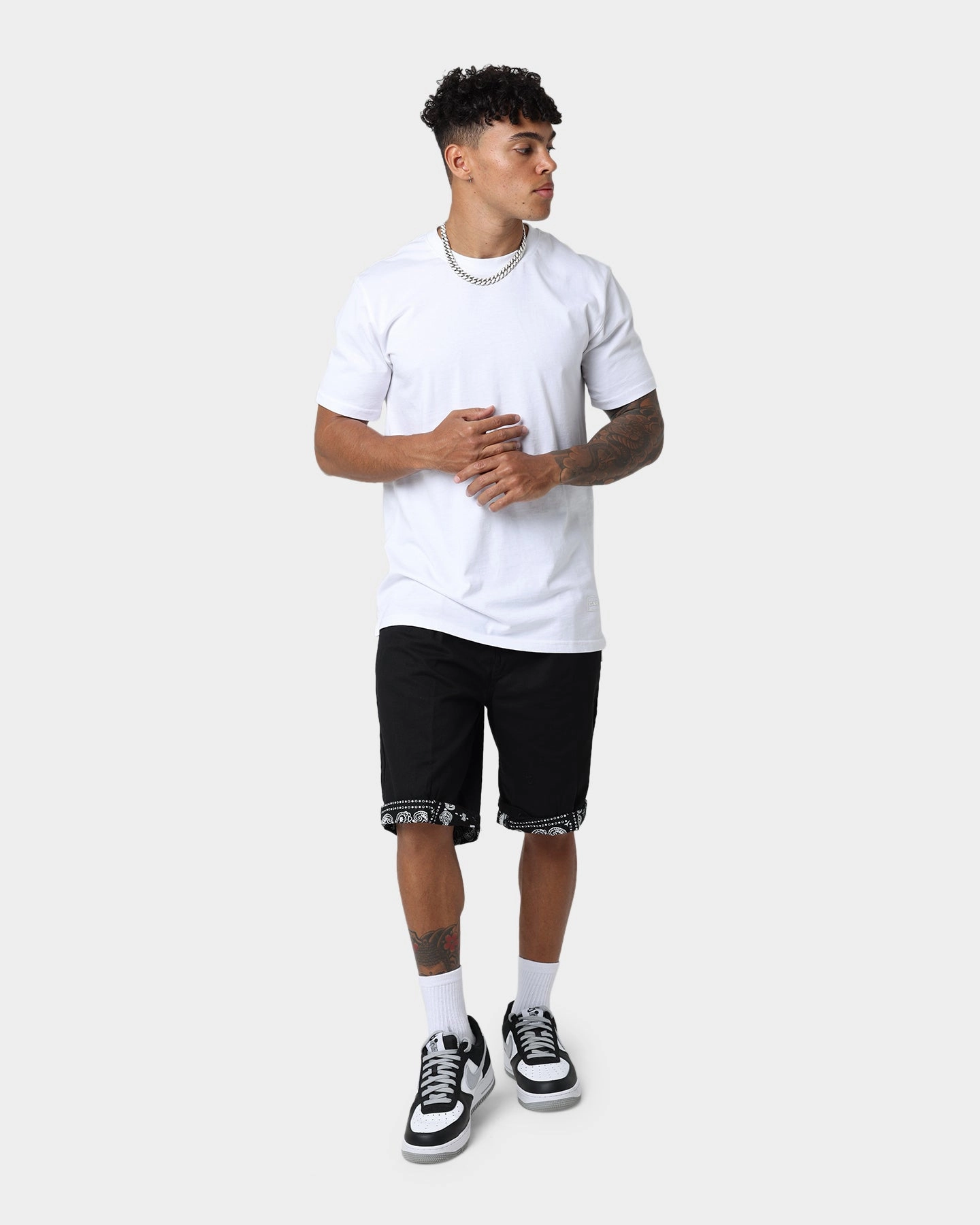 Easy Layer Date night Carre Bandana Ultra Chino Shorts Black