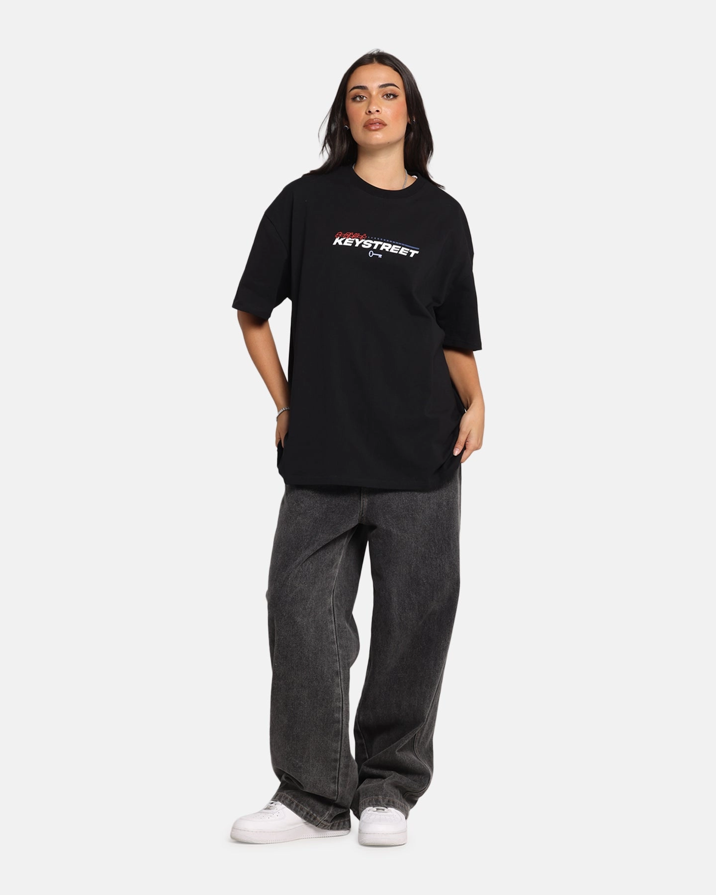 Camping attire Outdoor Sports Key Street Send It T-Shirt Black