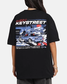 Perfect for Travel Durable Construction Key Street Send It T-Shirt Black