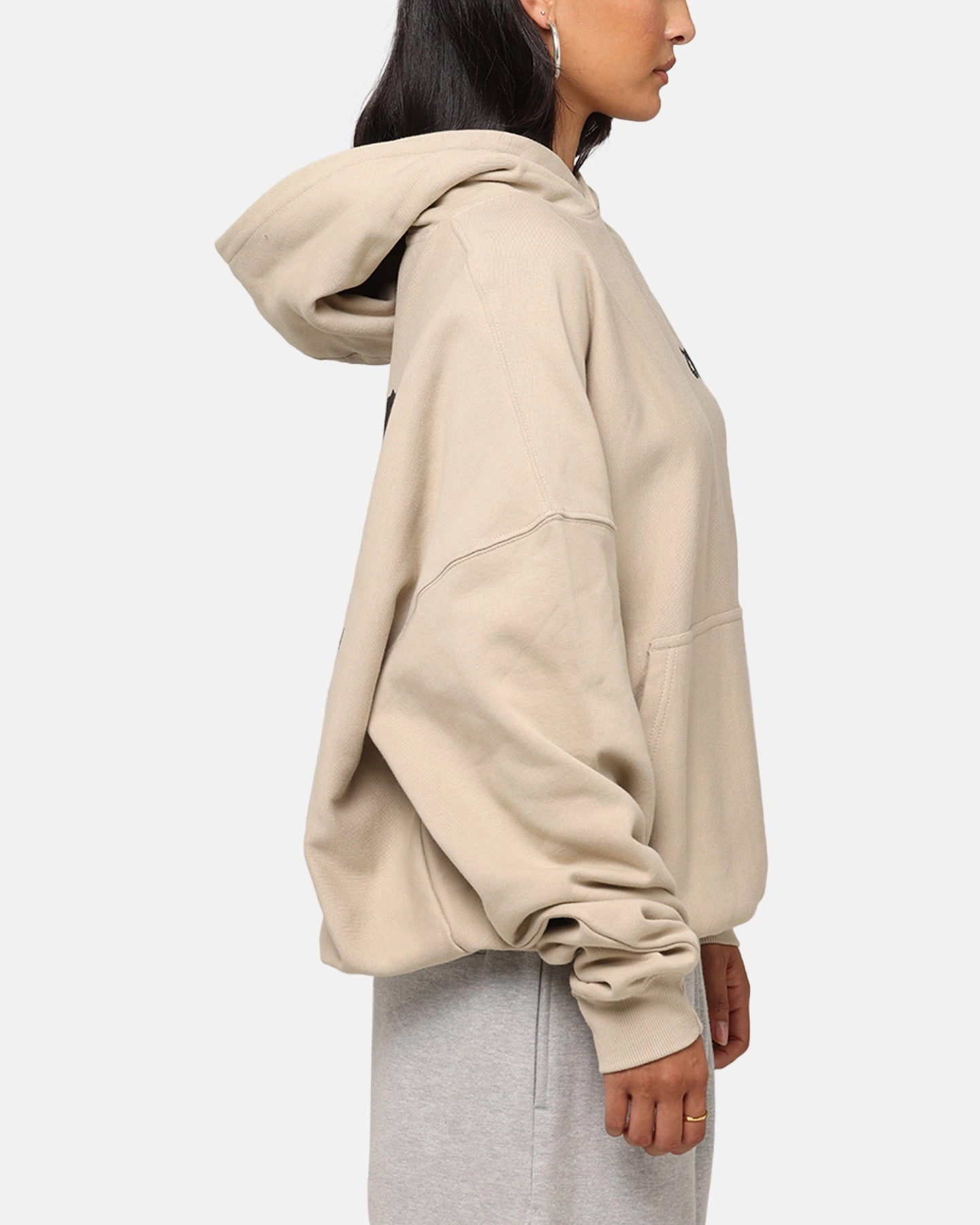insulated Carre Passport Hoodie Stone