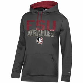 Champion Men's FSU Seminoles/Seminole Logo Performance Hood - Gunsmoke Streetwear Edge