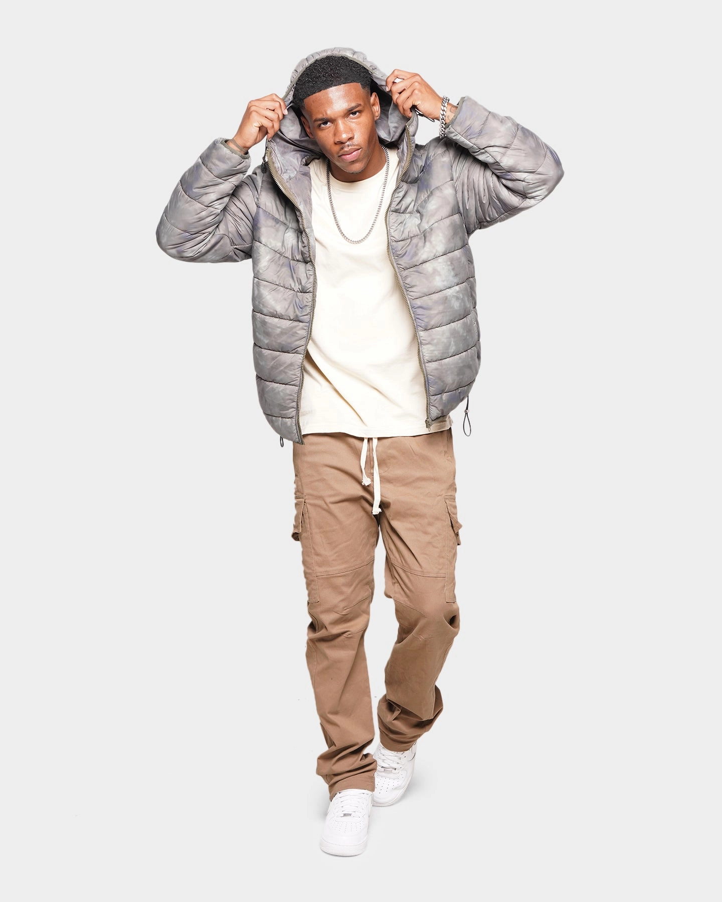 Abrasion Resistant Edges Trunk XXIII Camo Puffer Jacket Camo