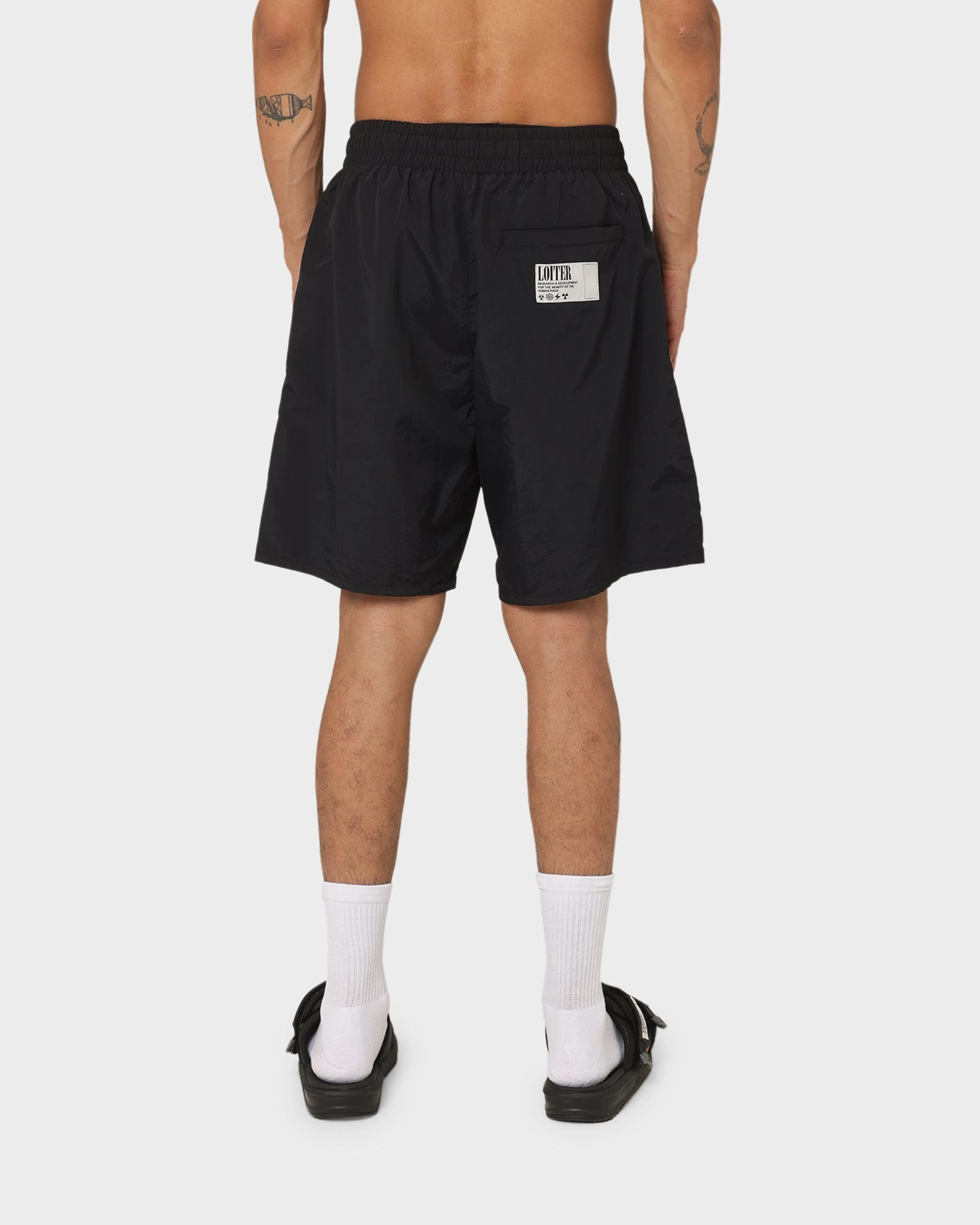 City Shorts Loiter Forbidden Walk Shorts Black