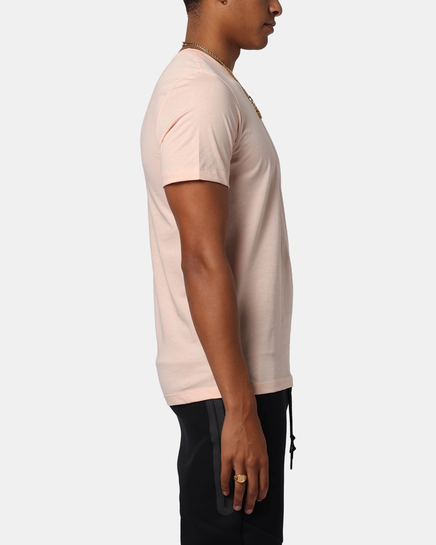 Summer Casual Nike Sportswear Club T-Shirt Coral/White