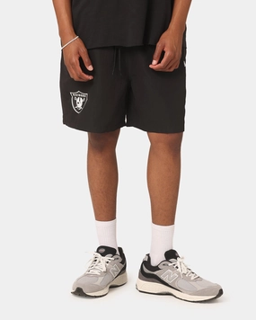 Unisex Design New Era Las Vegas Raiders Woven Shorts Black