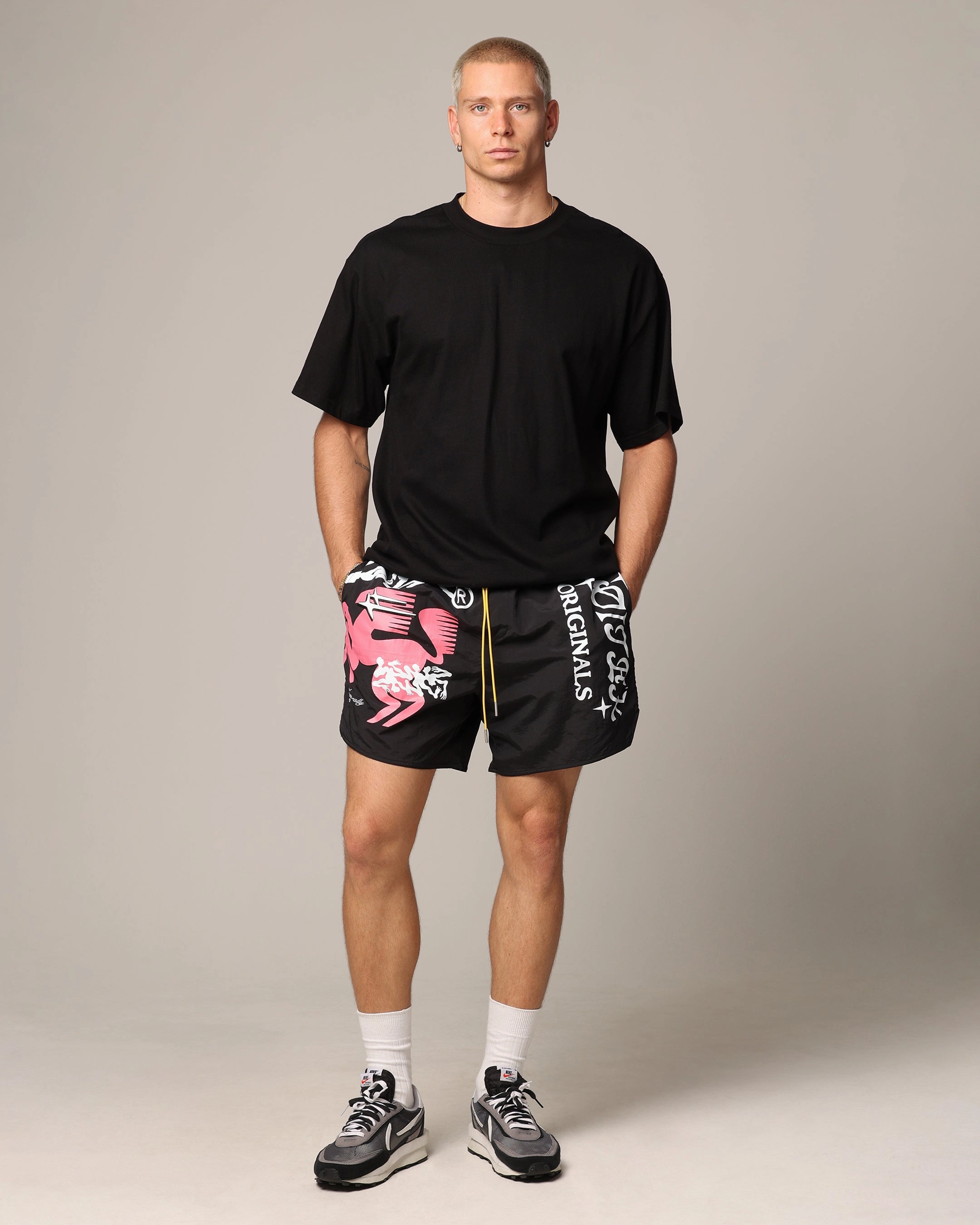 Loiter Rodeo Walk Shorts Black Heels beach shorts