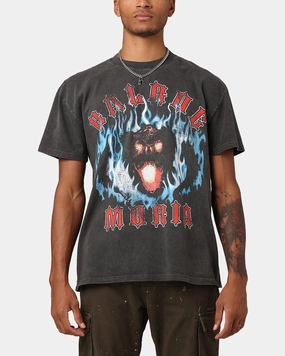 American Thrift X Lord Of The Rings The Balrog Heavyweight T-Shirt Black Wash Cozy Wearable