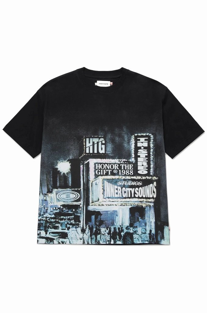 Honor The Gift City Lights Tee Garment Dyed Finish