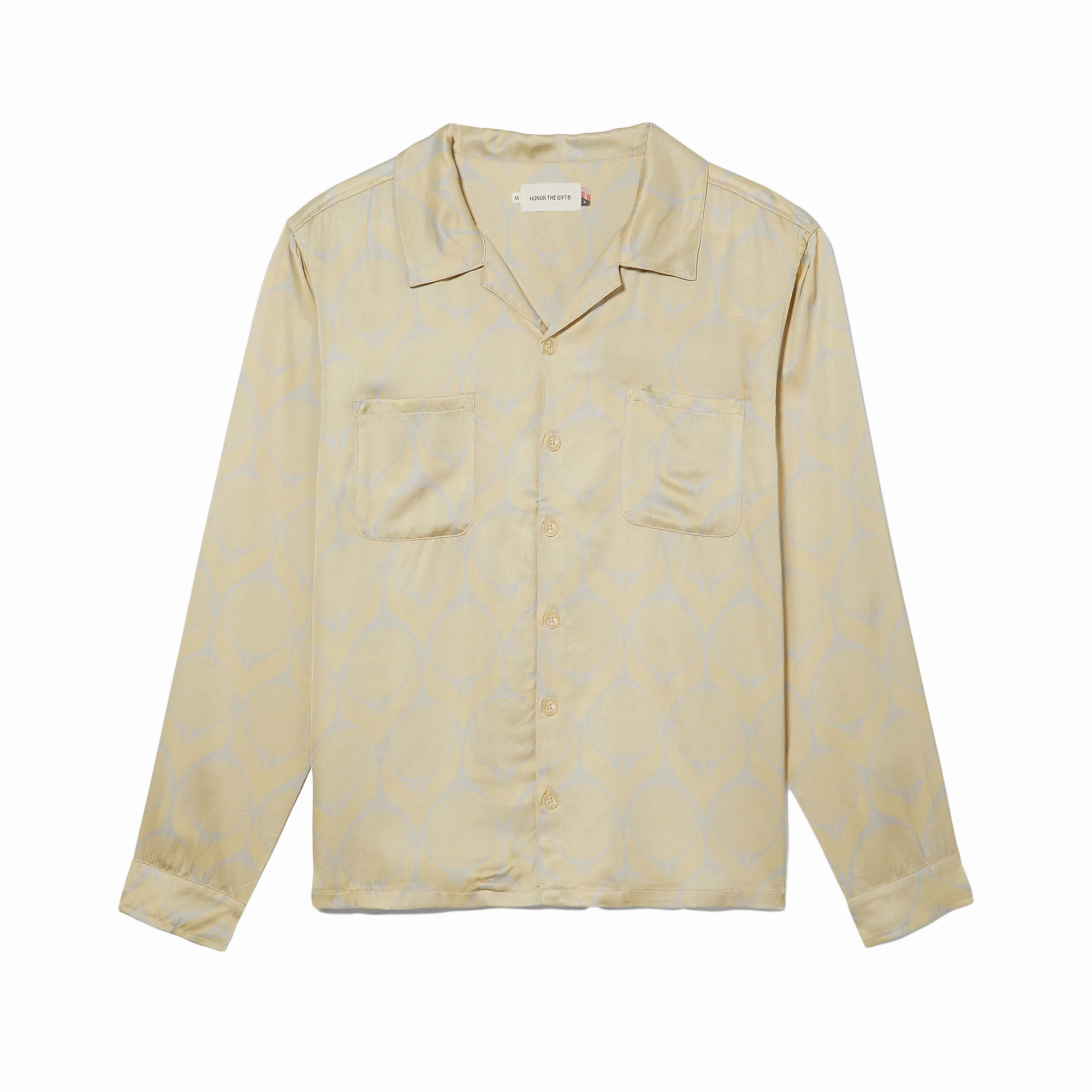 Honor The Gift Floral Button Up 'Cream' High-End Finish Versatile Design