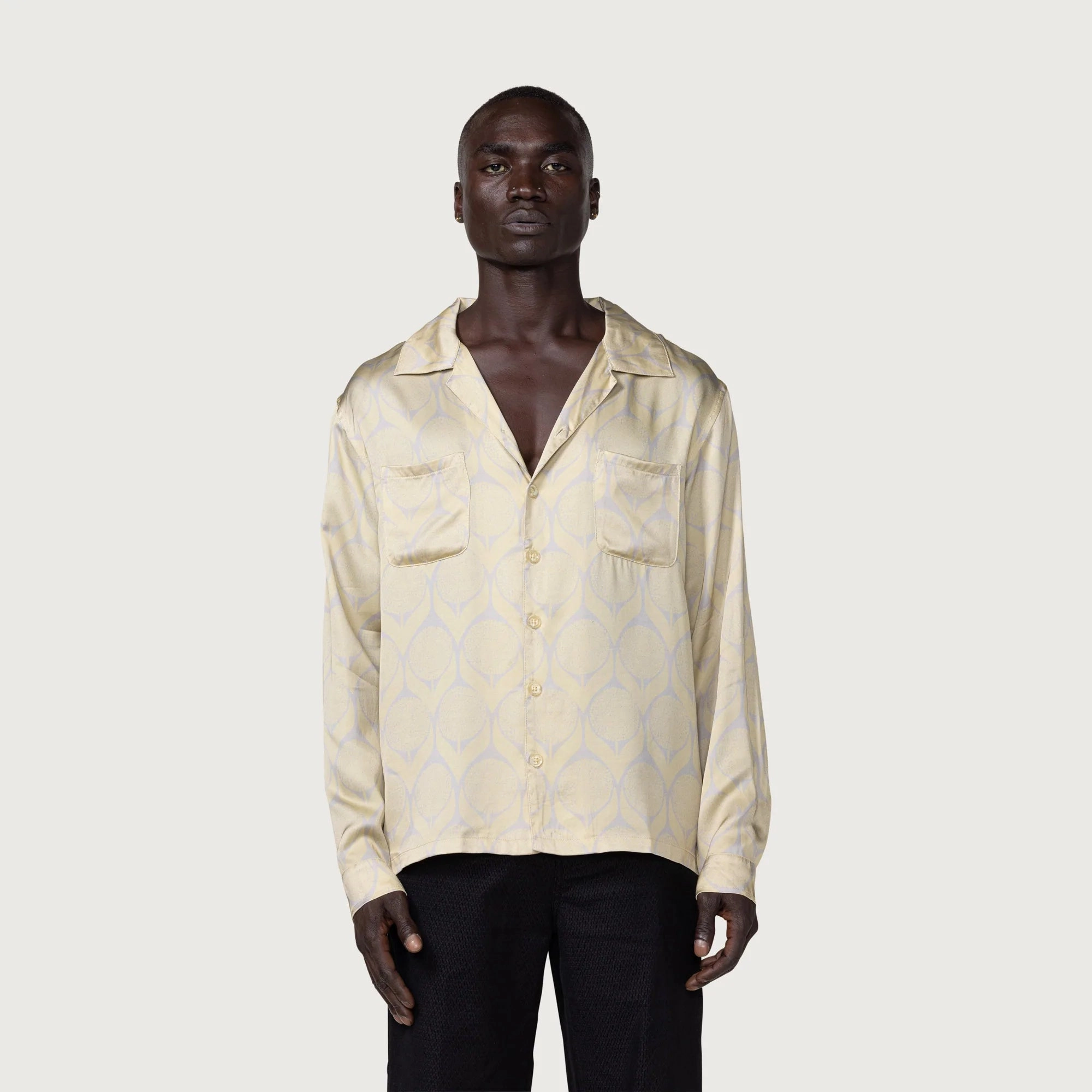 Honor The Gift Floral Button Up 'Cream' Weekend Adventure Graduation Attire