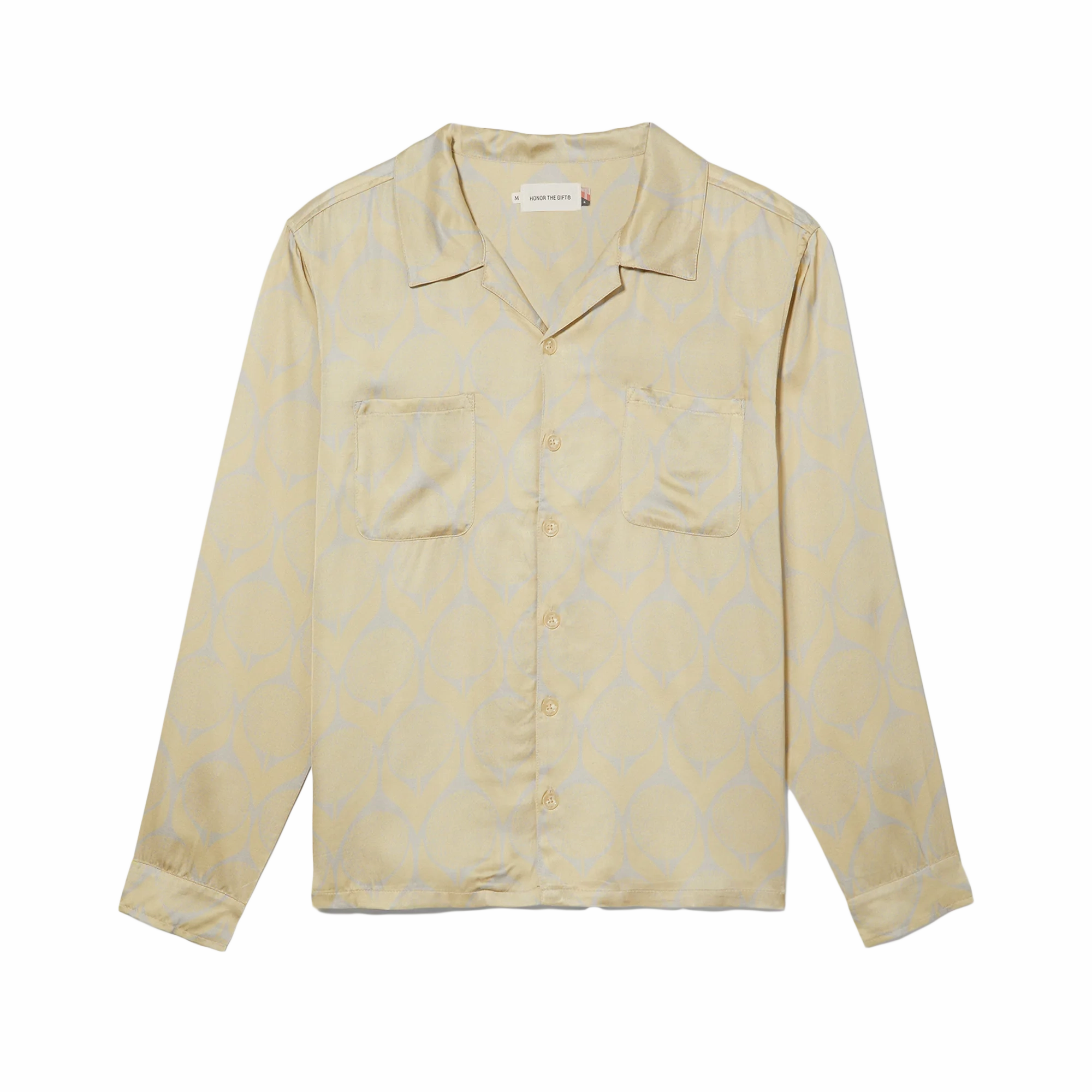 Honor The Gift Floral Button Up 'Cream' Sustainable fashion