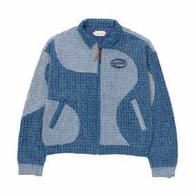 Honor The Gift Groove Panel Jacket 'Blue' FullCoverageHood