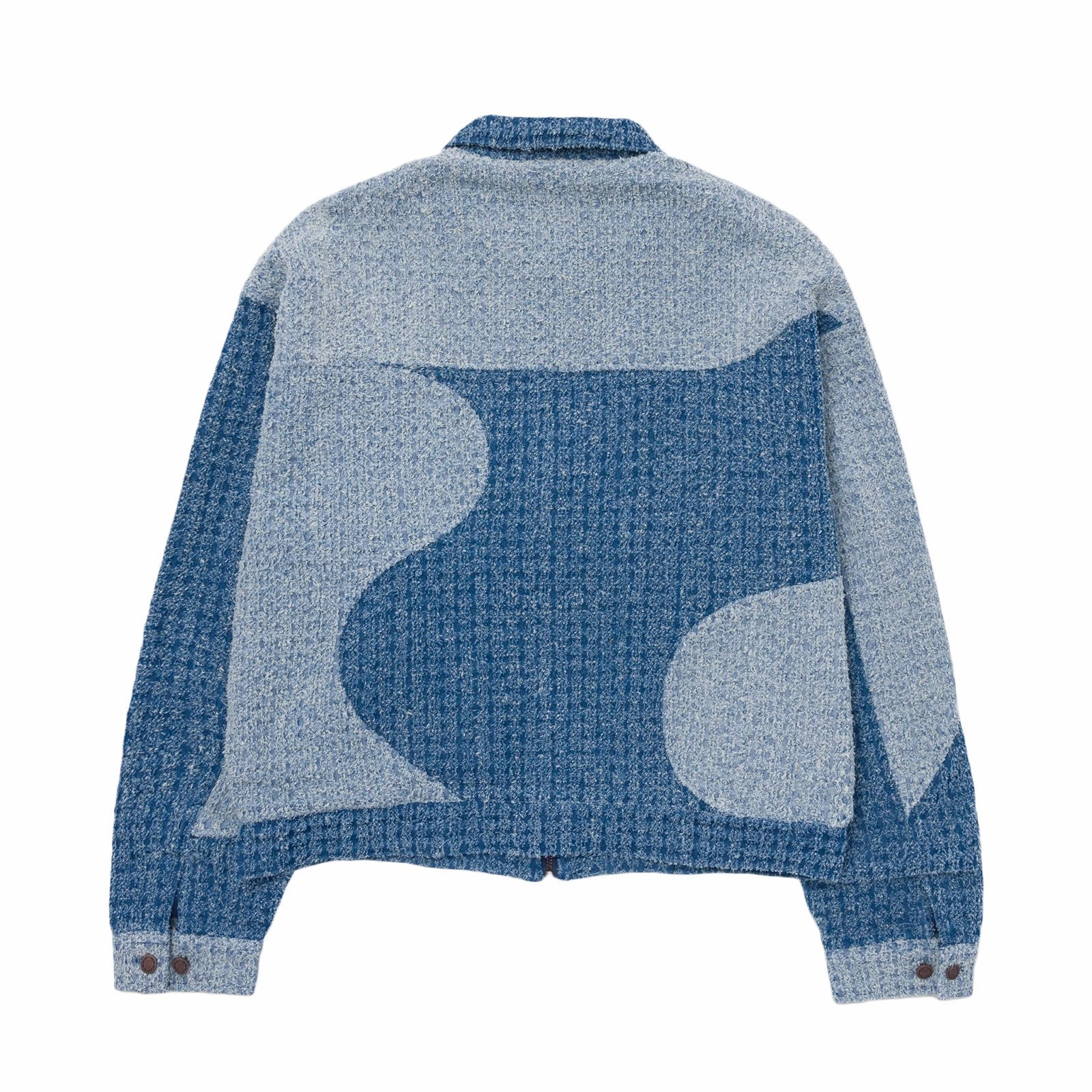 Honor The Gift Groove Panel Jacket 'Blue' Neutral Street Style Adjustable Cuffs