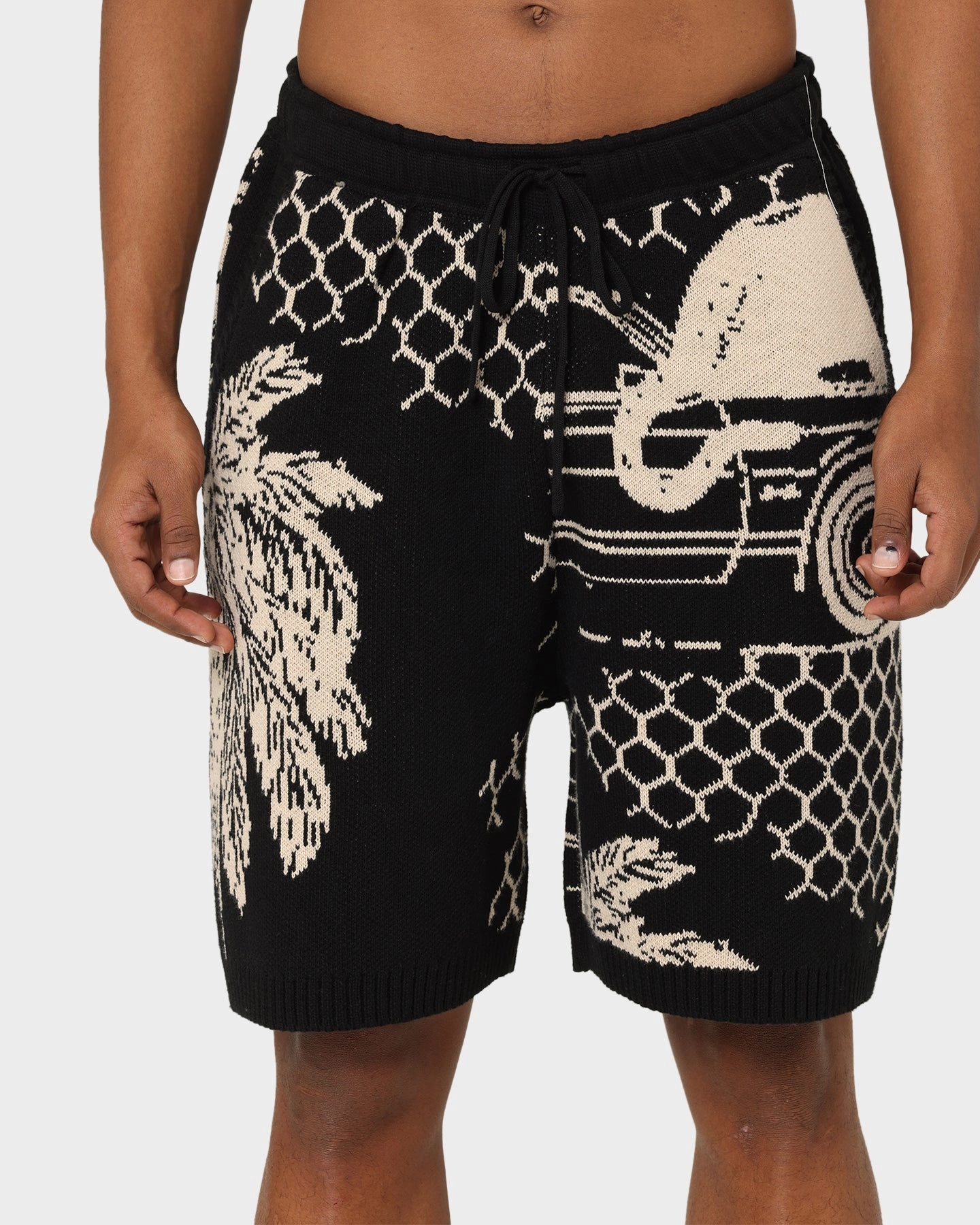 Honor The Gift Jungle Shorts Black Summer Mood UV Protection Fabric