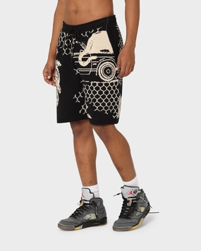Bold Statement petite size Honor The Gift Jungle Shorts Black