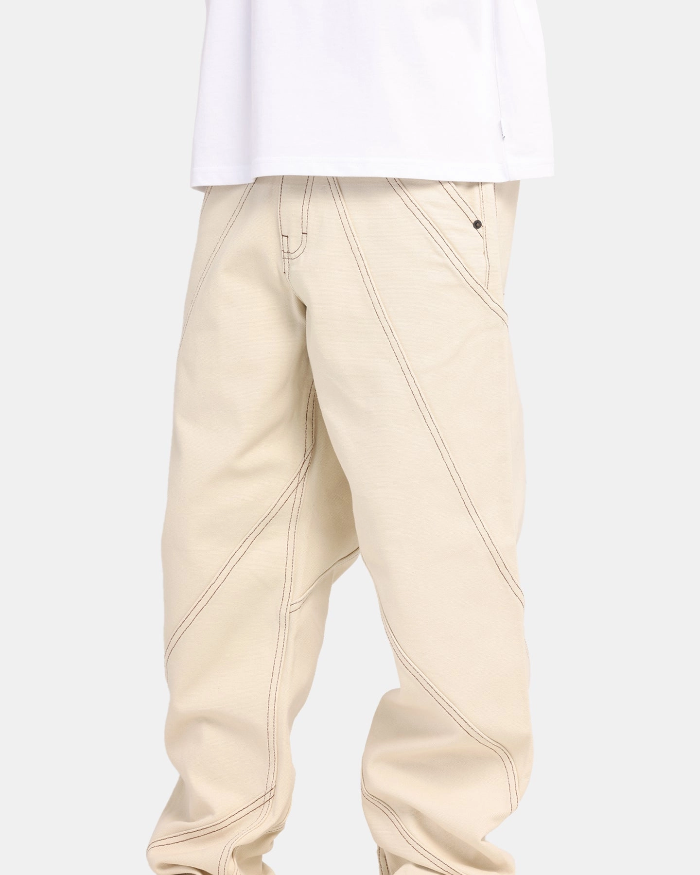 Honor The Gift Racing Panel Pants Bone Comfort Wearable