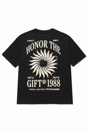 Breathable Cotton Fabric Honor The Gift Sunray Logo Tee