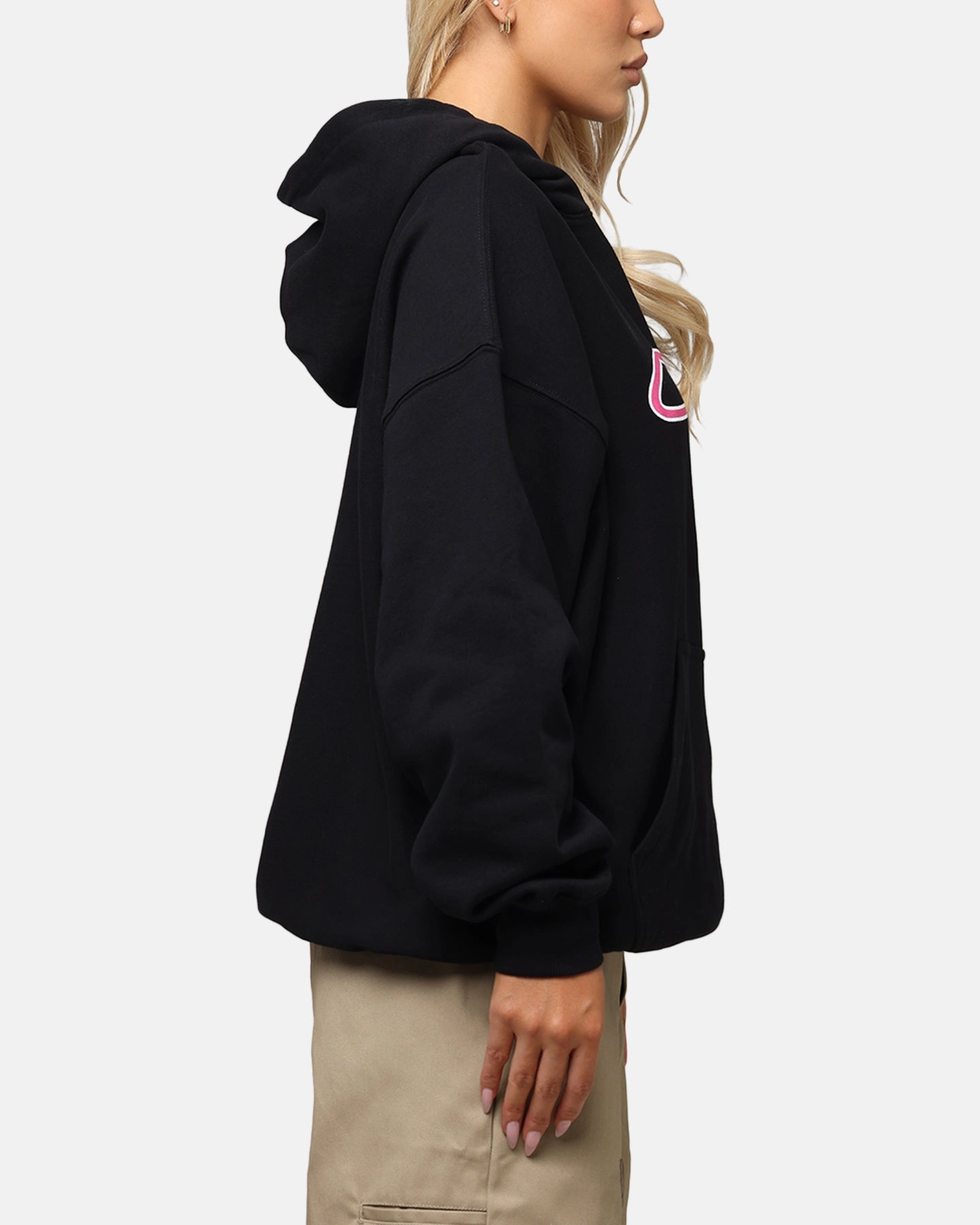 Sport Comfort Carre Race Script Hoodie Black
