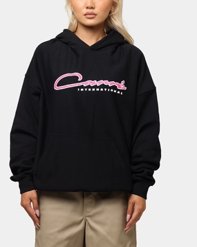 bike tour suitable for school uniforms Carre Race Script Hoodie Black