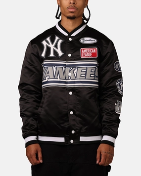 New Era New York Yankees 2024 Rally Drive Jacket Black/White back - to - school snag resistant