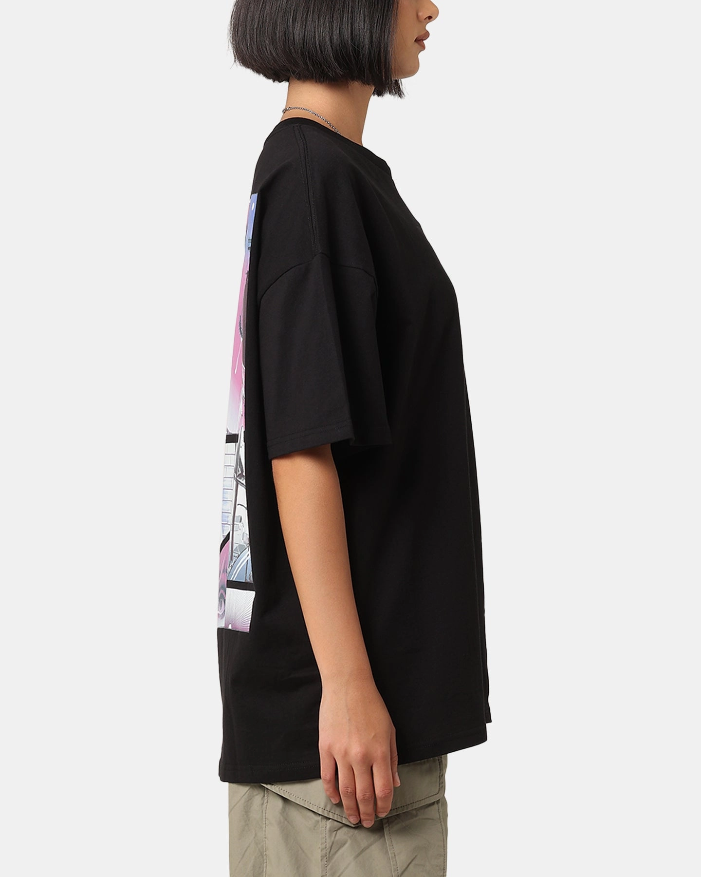 Playboy The Kiss T-Shirt Black/Pink Daily Style Trend Minimalist fashion