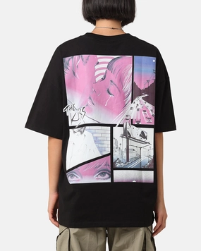 Cool Style Picnic Playboy The Kiss T-Shirt Black/Pink