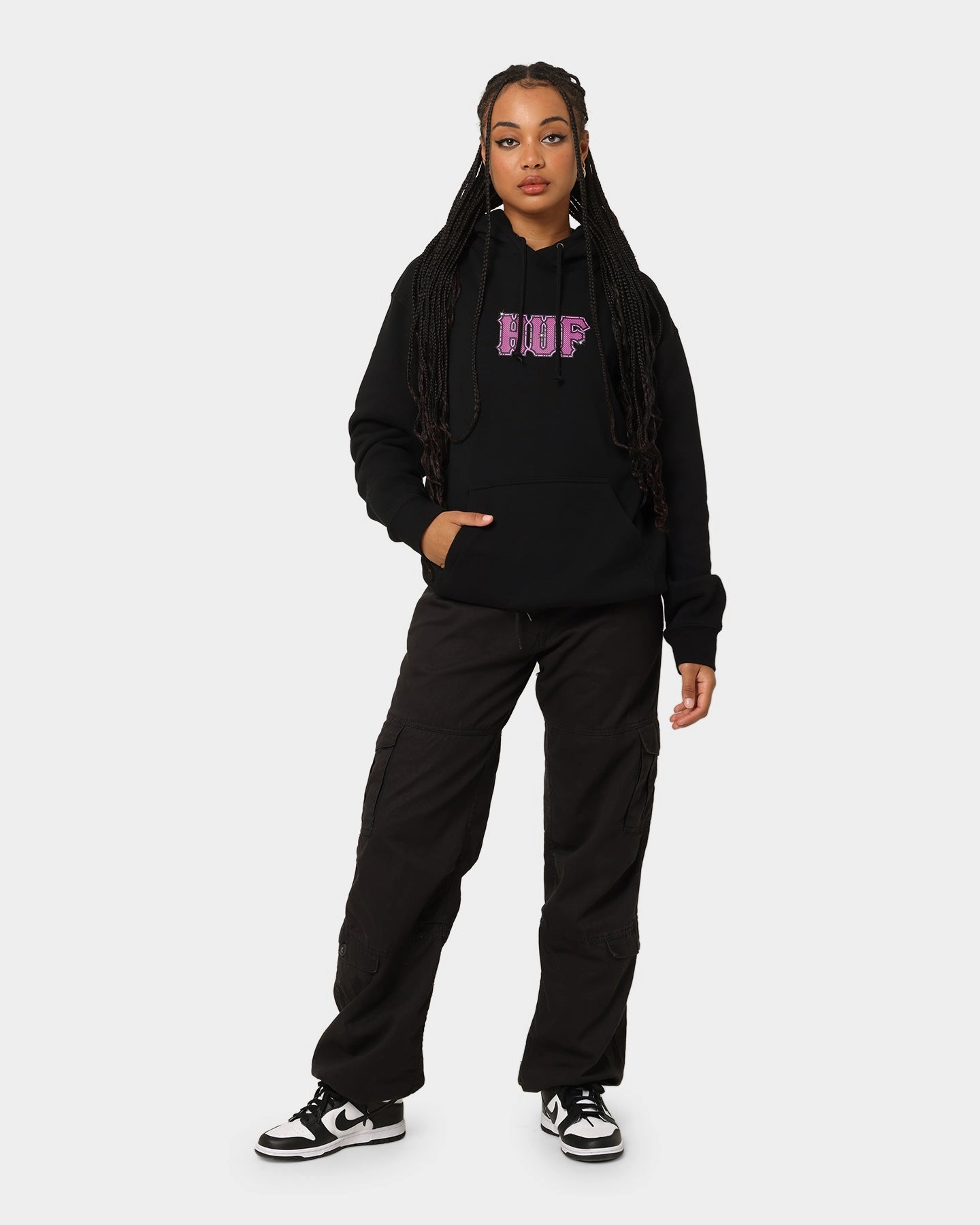 WaterproofSeams HUF Amazing H Pull Over Hoodie Black