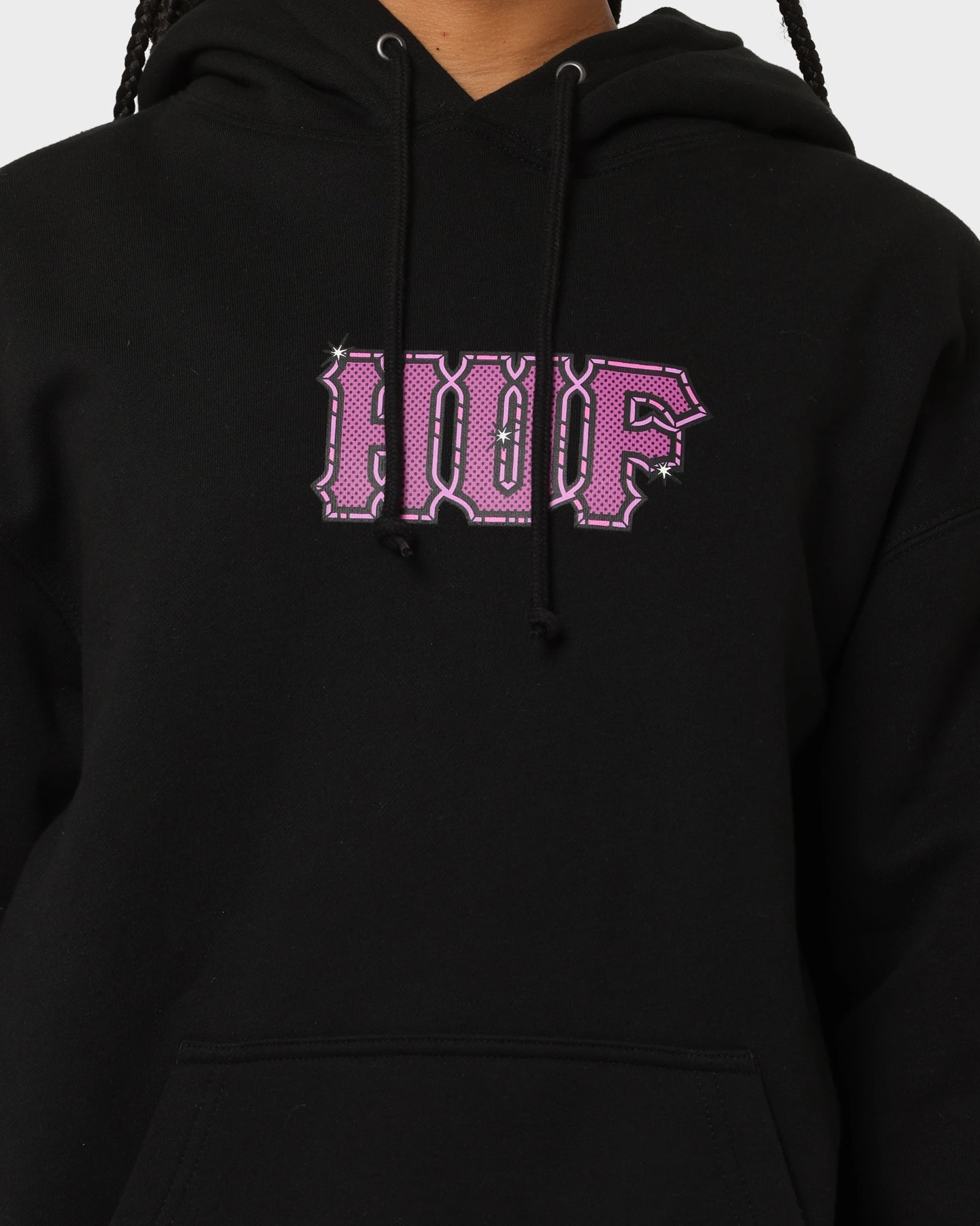HUF Amazing H Pull Over Hoodie Black Core Utility Assist