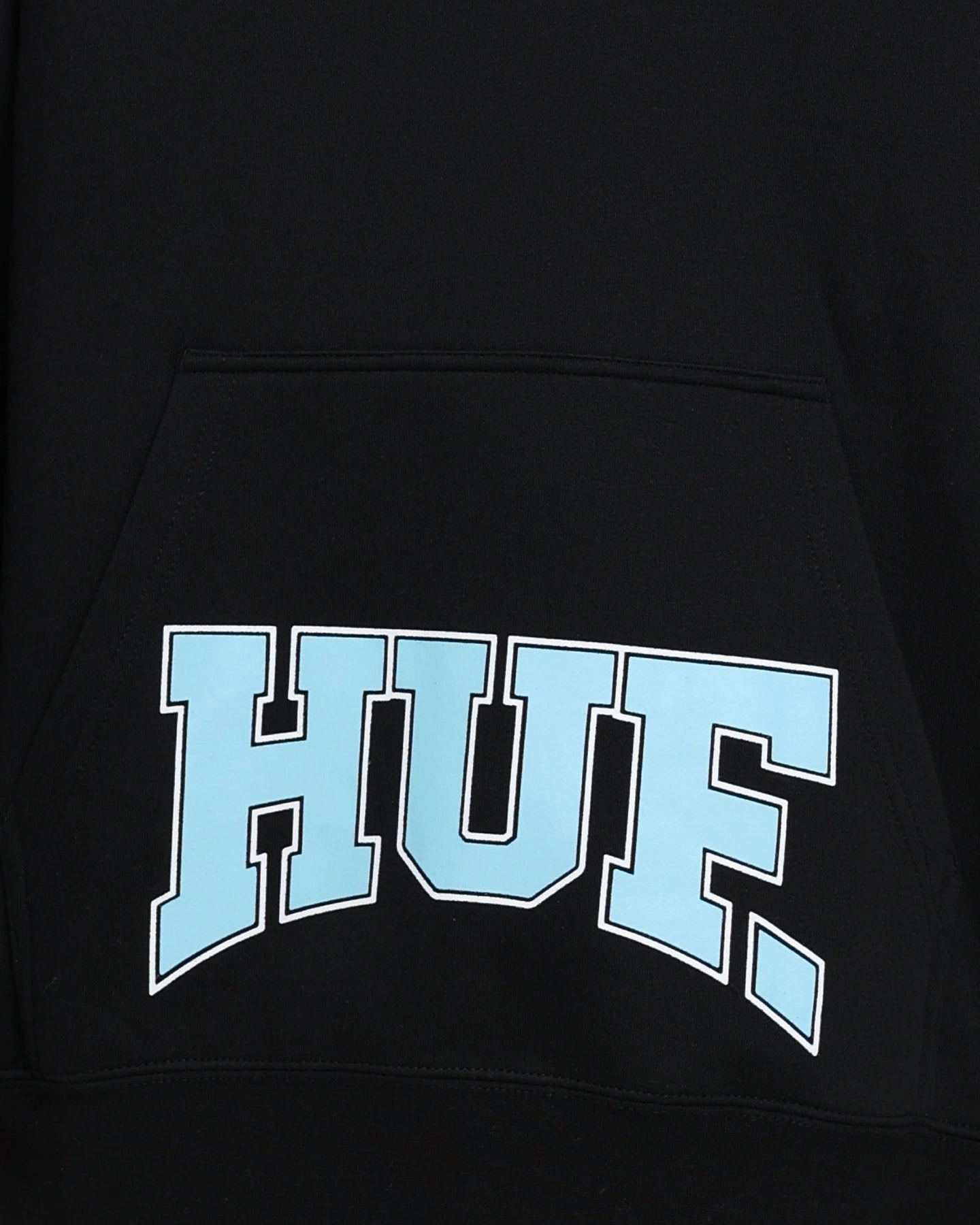 Static Resistant HUF Draft Pick Pullover Hoodie Black