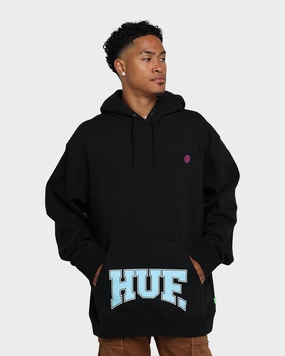 HUF Draft Pick Pullover Hoodie Black City Gift