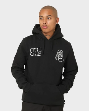 HUF Remio Pullover Hoodie Black suitable for sports games Autumn