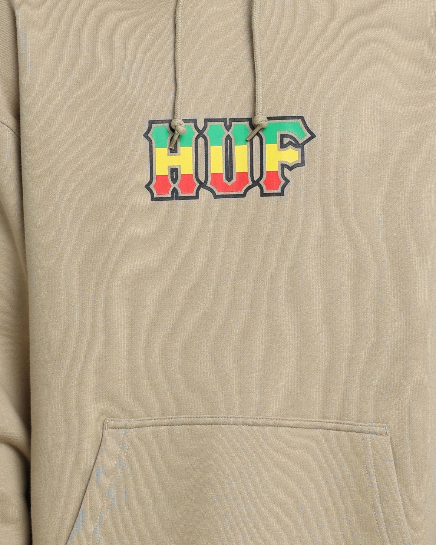 HUF Righteous Pullover Hoodie Tan Modular Layering System