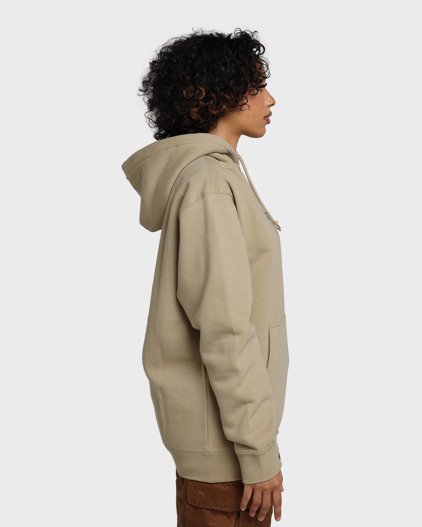 HUF Righteous Pullover Hoodie Tan Bohemian snowboarding