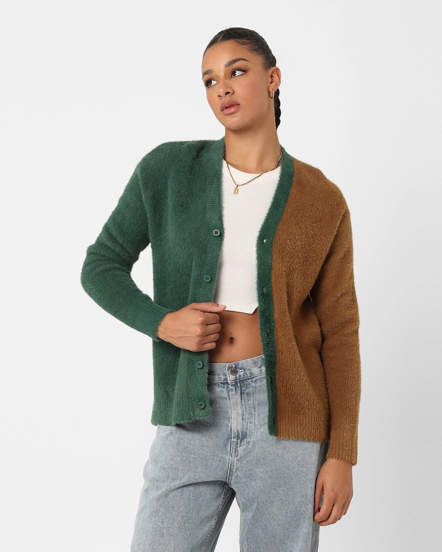 Airflow channels Investment HUF Women's Feels Good Cardigan Brown