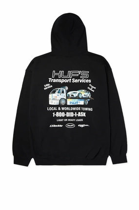 HUF x GReddy Tow Pullover Hoodie Customizable Hem Drawstring noise - reduction test passed