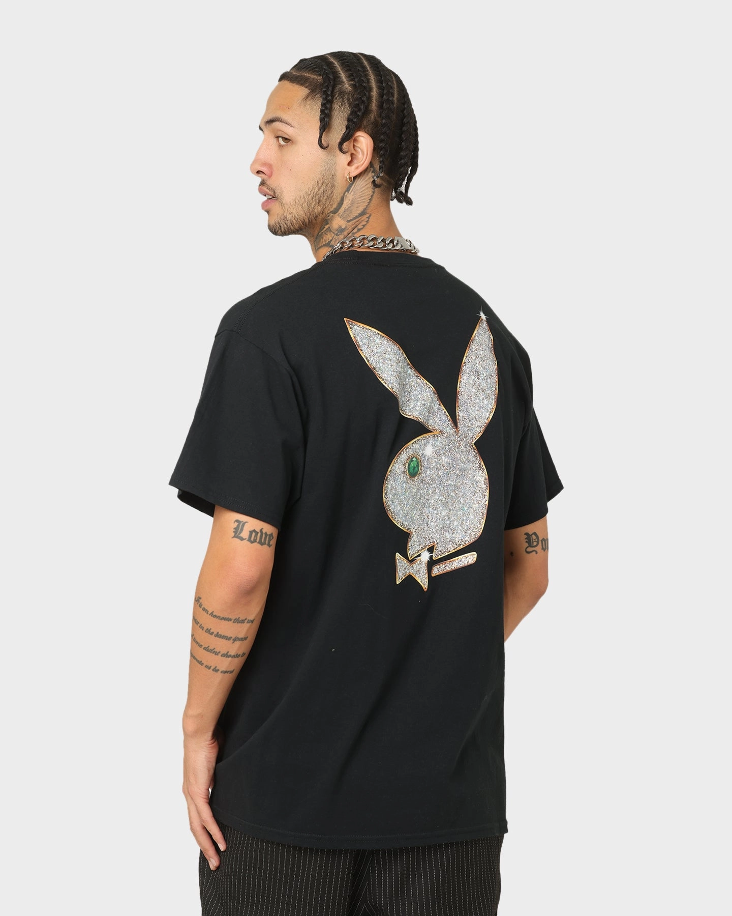 Light Outfit HUF X Playboy VVS Logo T-Shirt Black