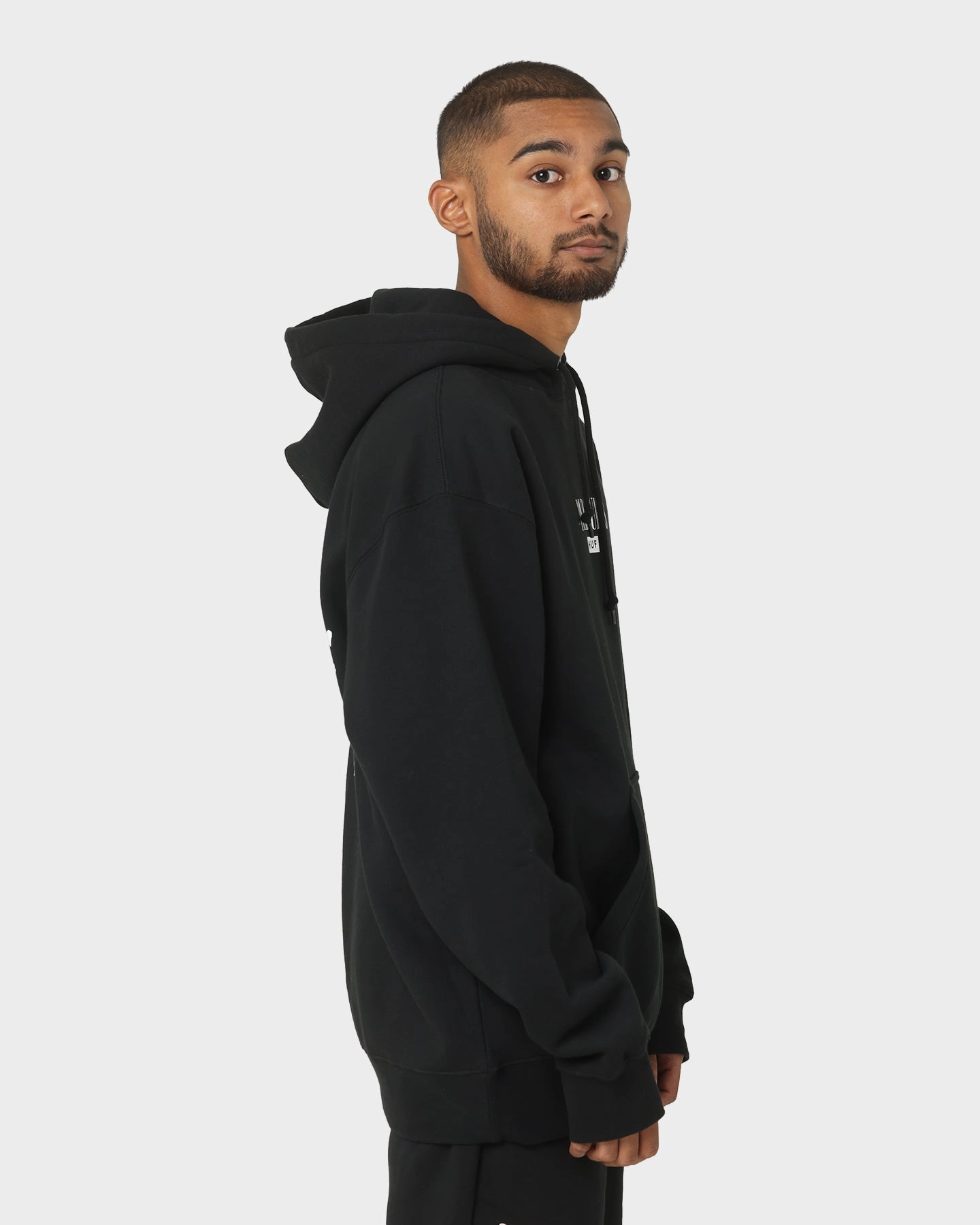 HUF X Pleasures Beetle Pullover Hoodie Black Flexible Neckline Advocate