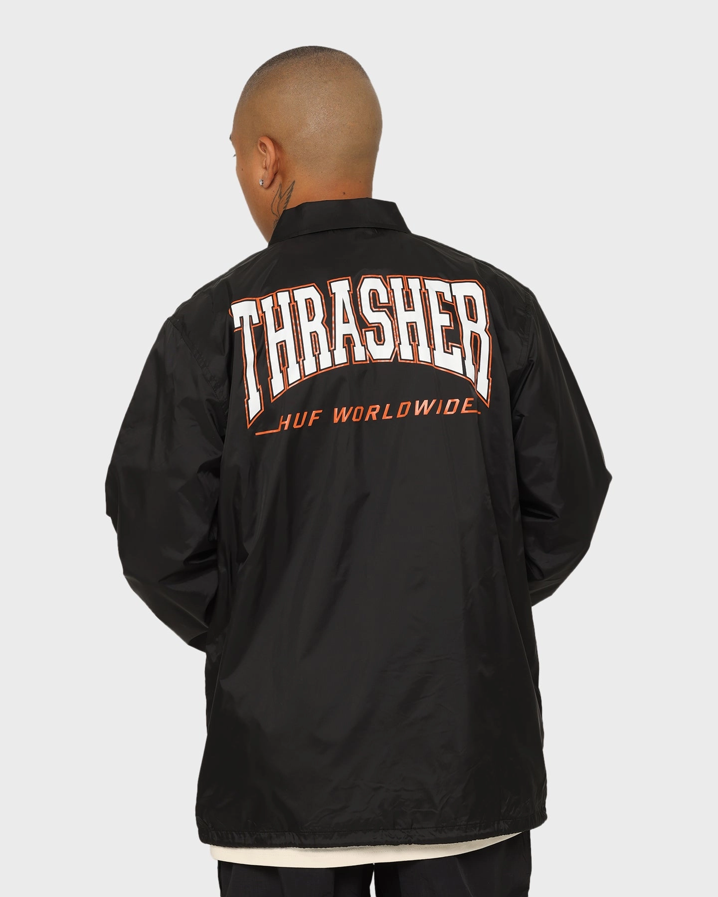 Premium online purchase HUF X Thrasher Split Coaches Jacket Black