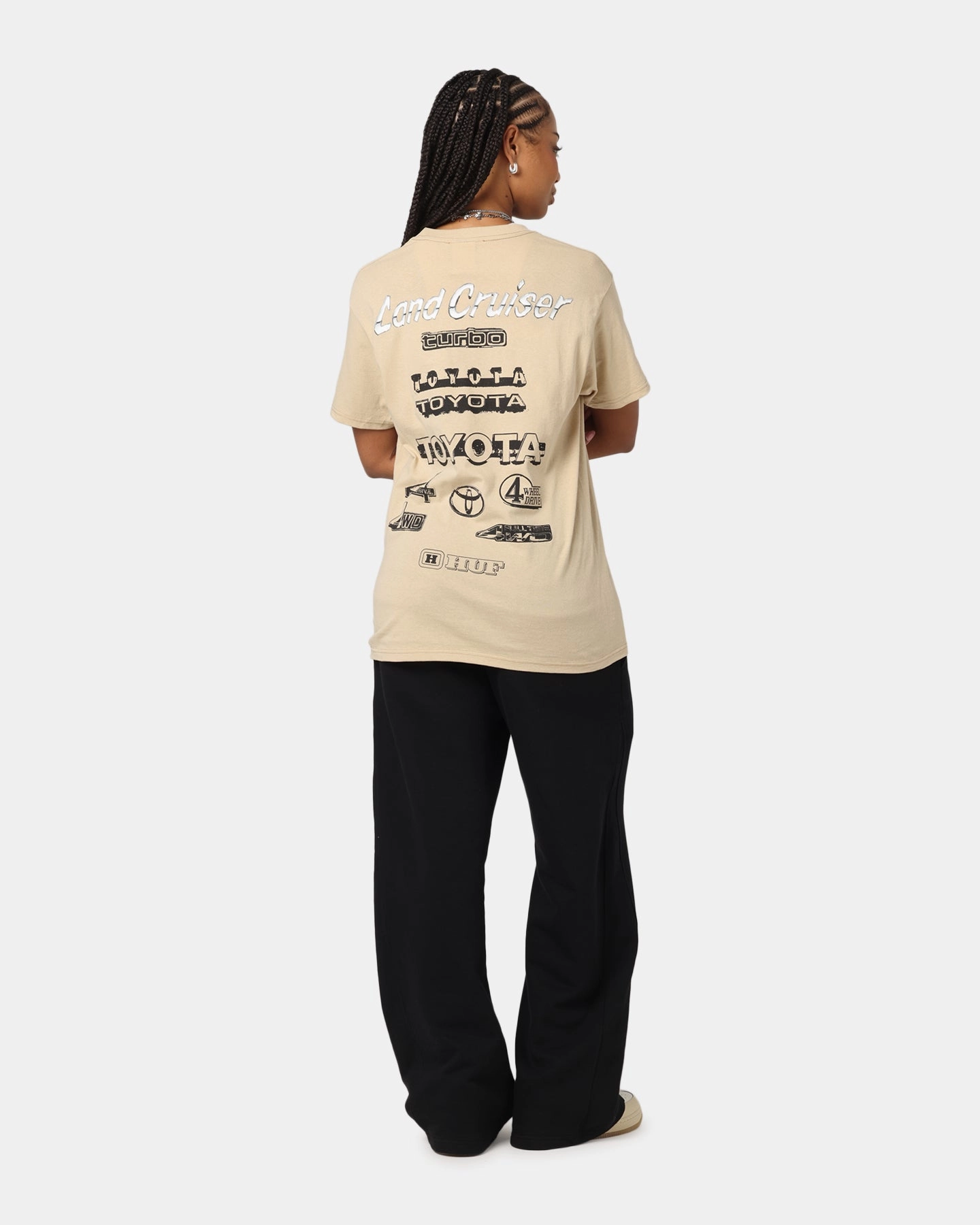 Huf X Toyota Rosetta T-Shirt Sand Collared