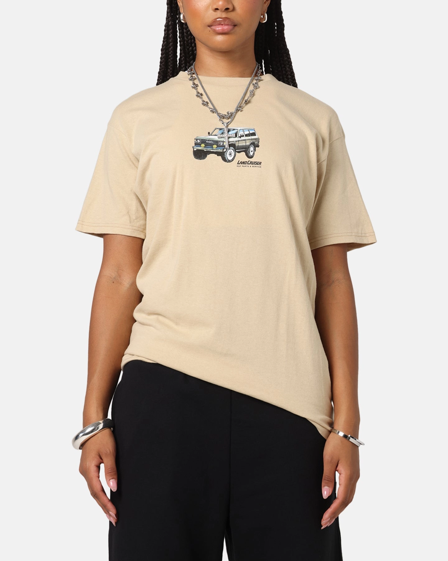 Huf X Toyota Rosetta T-Shirt Sand Easy Style Seasonal Fashion