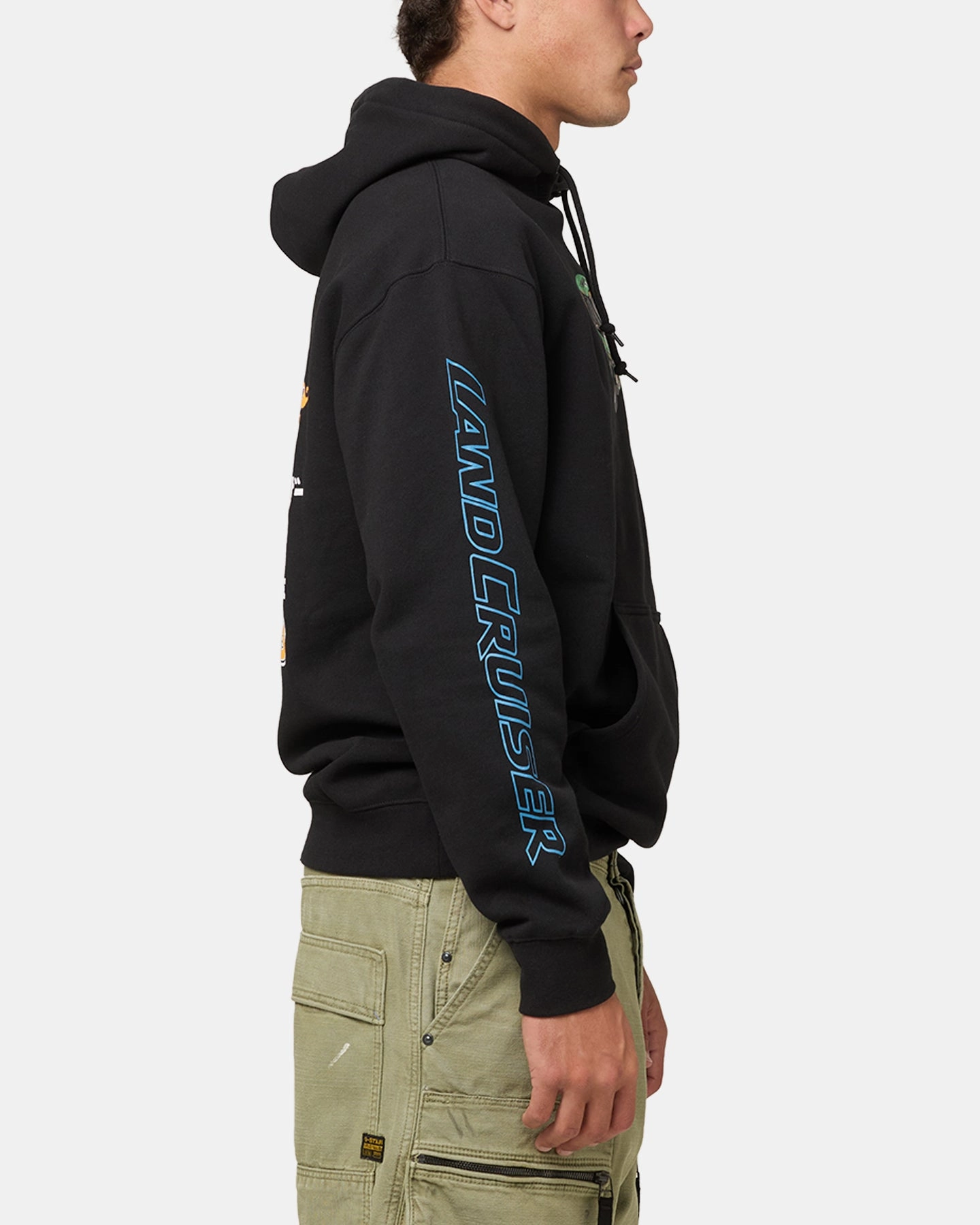 Soft Shell Huf X Toyota Sahara Rally Pullover Hoodie Black