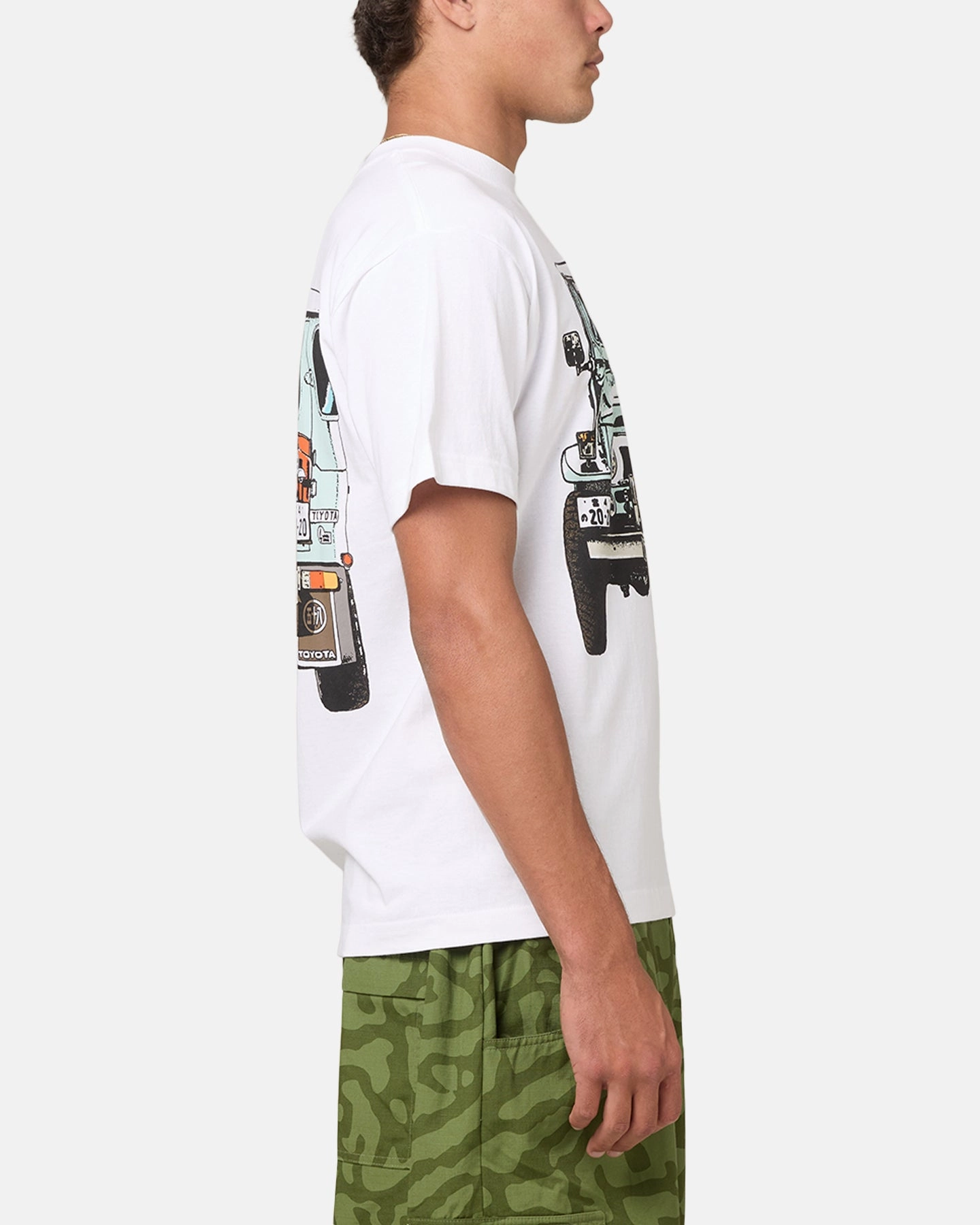 Fashionable Option Non Irritating Tags Huf X Toyota Sixties T-Shirt White