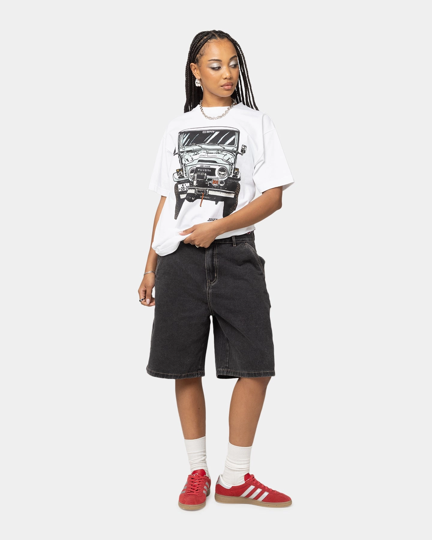 SeamlessConstruction HighThreadCount Huf X Toyota Sixties T-Shirt White