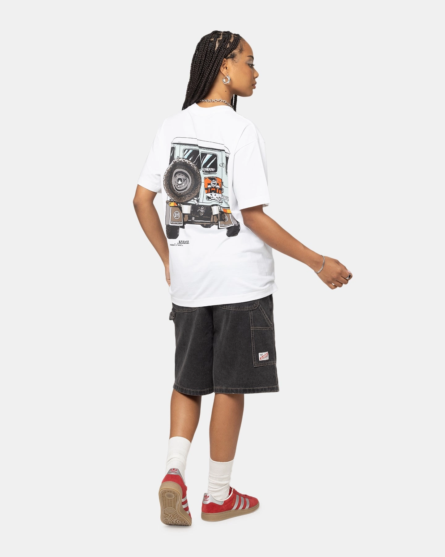 Huf X Toyota Sixties T-Shirt White Easy-Going Style