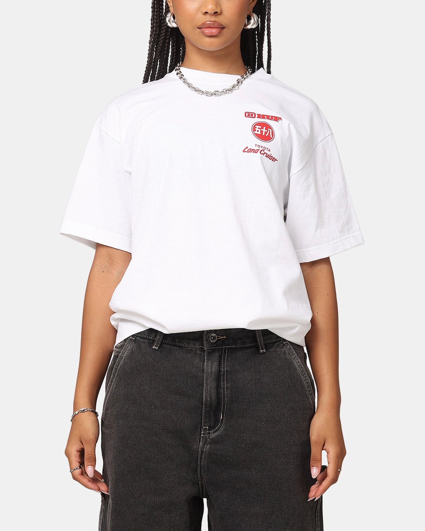 Hypoallergenic Textile Huf X Toyota Timeline T-Shirt White