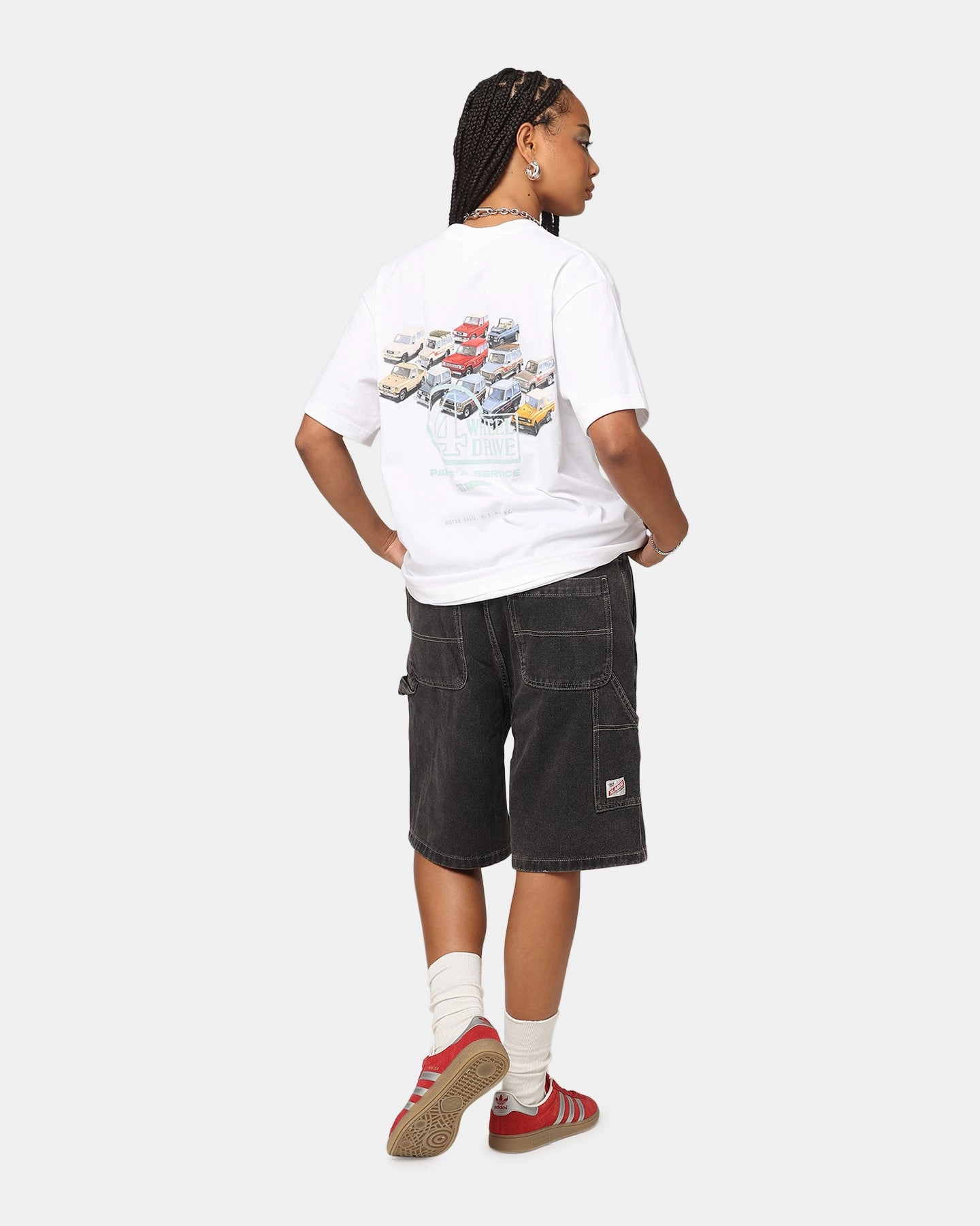 Huf X Toyota Timeline T-Shirt White Printed uniqueness theater visit