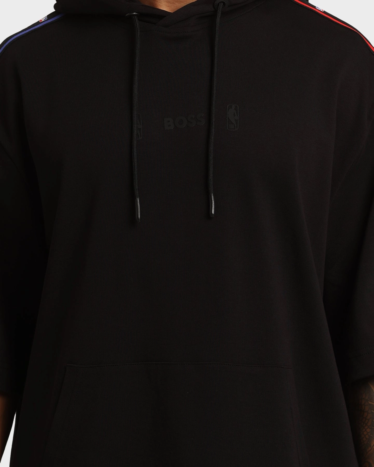 Category Urban Adventure Hugo Boss Hugo Boss X NBA Modern Short Sleeve Hoodie Black