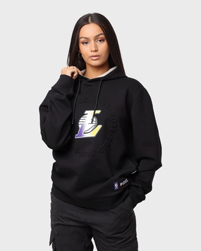 Moisture wicking Cold Weather Wear Hugo Boss X NBA Basic Los Angeles Lakers Hoodie Black