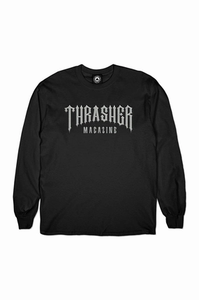 Thrasher Low Low Logo Long Sleeve Tee Everyday Casual FadeResistantPrint