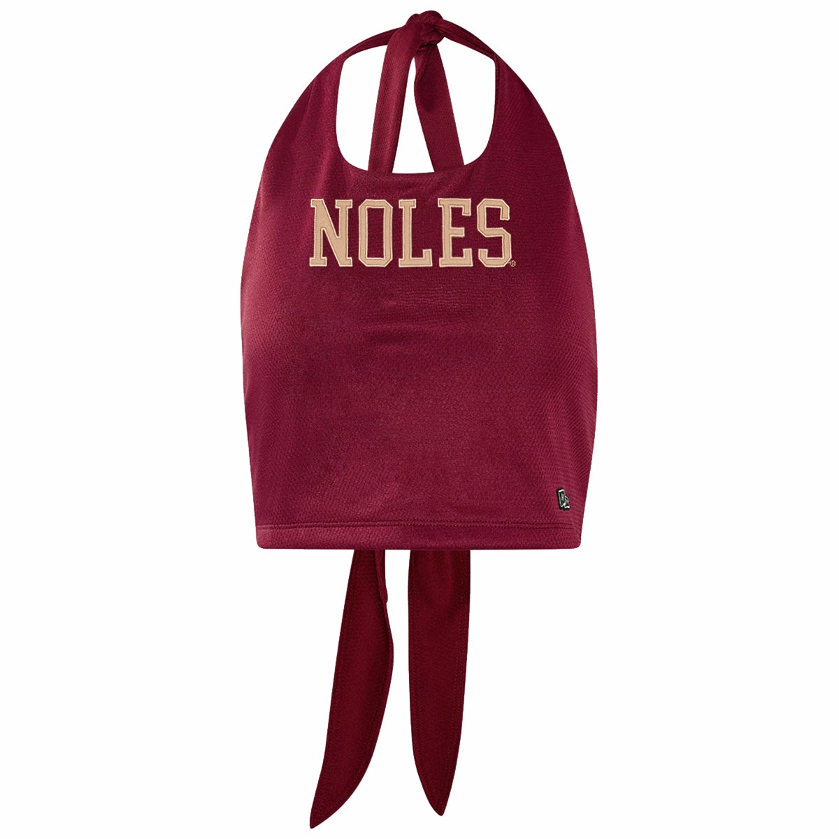 intermittent use Anti Slip Grip Technology Hype & Vice Women's Noles Tie-back Jersey Top - Garnet